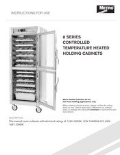 Metro DataVac C5 8 Series Instructions For Use Manual
