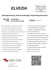 Inter Link Sas ELVEZIA 19 300 360 Assembling Instruction