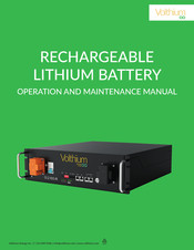 Volthium 51.2-100-R-H-3U-C Operation And Maintenance Manual