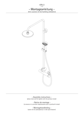 Schulte Rain III Modern Plus Assembly Instructions Manual