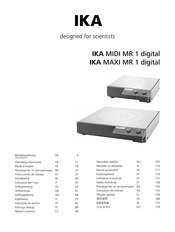 IKA MAXI MR 1 digital Operating Instructions