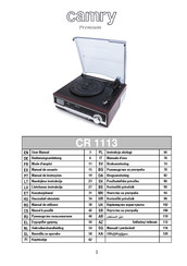 camry CR 1113 User Manual