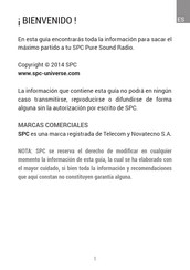SPC Pure Sound Bluetooth Manual