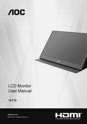 AOC 16T10 User Manual
