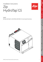 Zip Water BCS100 Installation Instructions Manual
