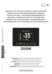 Lainox ZOOM B Installation And Maintenance Manual