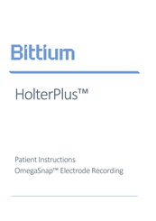 Bittium HolterPlus Patient Instructions For Use