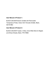 Black & Decker GD2011B Manual