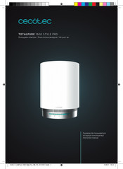 cecotec TotalPure 1600 Style Pro Instruction Manual