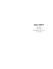 Daewoo Solar 130W-V Instructions Manual