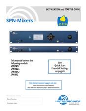 Lectronics ASPEN SPN1612 Installation And Startup Manual