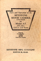 Keystone A-7 Instruction Manual