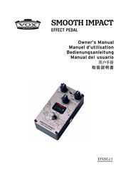 VOX Amplification SMOOTH IMPACT Owner's Manual