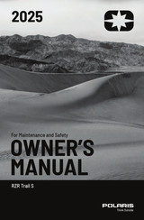 Polaris RZR Trail S 2025 Owner's Manual For Maintenance And Safety
