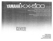 Yamaha KX-500 Owner's Manual