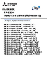 Mitsubishi Electric FR-E810W-0008 Instruction Manual