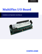 Copeland MultiFlex 1616L Installation And Operation User Manual
