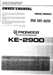 Pioneer SUPER TUNER III KE-2900 Owner's Manual