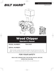 BILT HARD TRA-0401 Operator's Manual