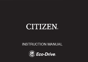 Citizen CC1084-63E Instruction Manual