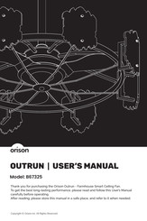 ORISON OUTRUN B67325 User Manual