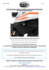 R&G CP0534 Fitting Instructions Manual
