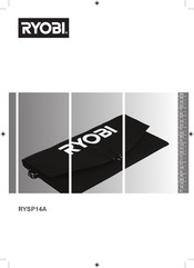 Ryobi RYSP14A Manual