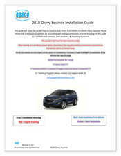 Rosco Dual-Vision XC4 Installation Manual