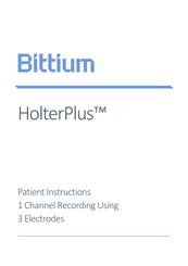 Bittium HolterPlus Patient Instructions For Use