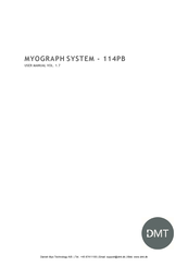 DMT MYOGRAPH SYSTEM 114PB User Manual