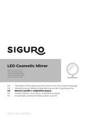 SIGURO SGR-LM-L850RG Translation Of The Operating Instructions