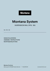 Montana OP12 Assembly Instructions Manual