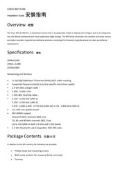 Cisco Meraki MV13 Series Installation Manual