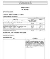 Isuzu Ascender LS 2004 Manual