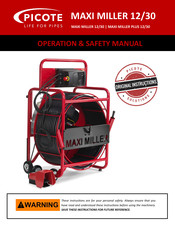 PICOTE MAXI MILLER PLUS 12/30 Operation & Safety Manual