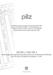 Pilz PSS1 DIF 2 Operating Manual