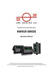 AMI Marine KW919 SMIDS Operator's Manual
