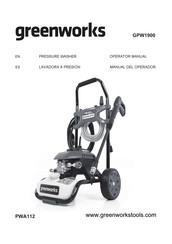 Greenworks GPW1900 Operator's Manual