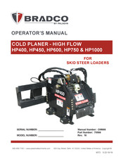 paladin BRADCO HP400 Operator's Manual