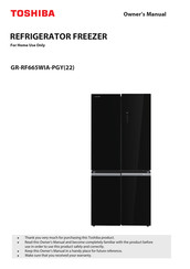 Toshiba GR-RF665WIA-PGY(22) Owner's Manual