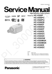 Panasonic HC-V550MGK Service Manual