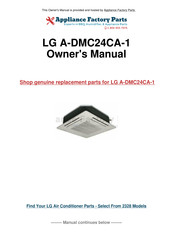 LG HEAT CONTROLLER A-DMC24CA-1 Installation Instruction