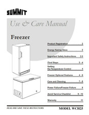 Summit WCH25 Use & Care Manual