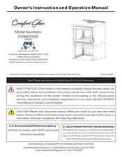 Comfort Glow NM1190 Owner’s Instruction And Operation Manual