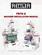 Rottler F10X CNC Installation Manual