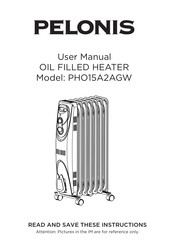Pelonis PHO15A2AGW User Manual