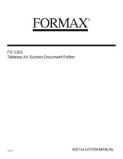 Formax FD 3302 Installation Manual