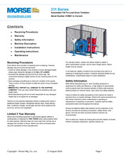morse 311 Series Manual