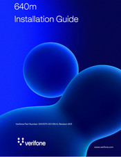 VeriFone 640m Installation Manual