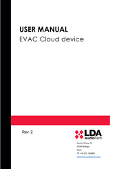 LDA Audio Tech EVAC Cloud User Manual
